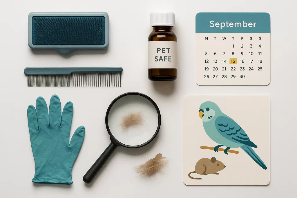 Prevención de parásitos en mascotas pequeñas en casa