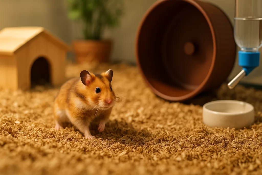 Primeros pasos con un hámster en recinto amplio y cómodo